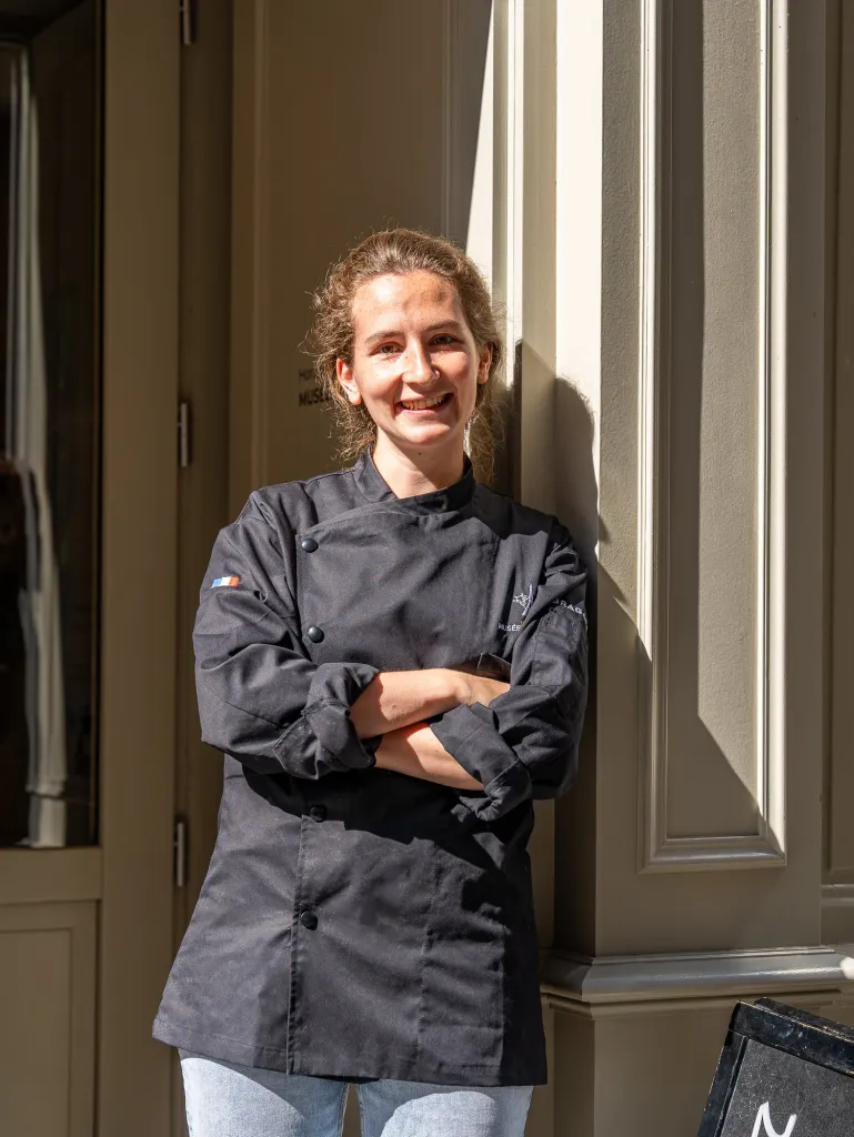 Agathe, fromagère du Musée Vivant du Fromage