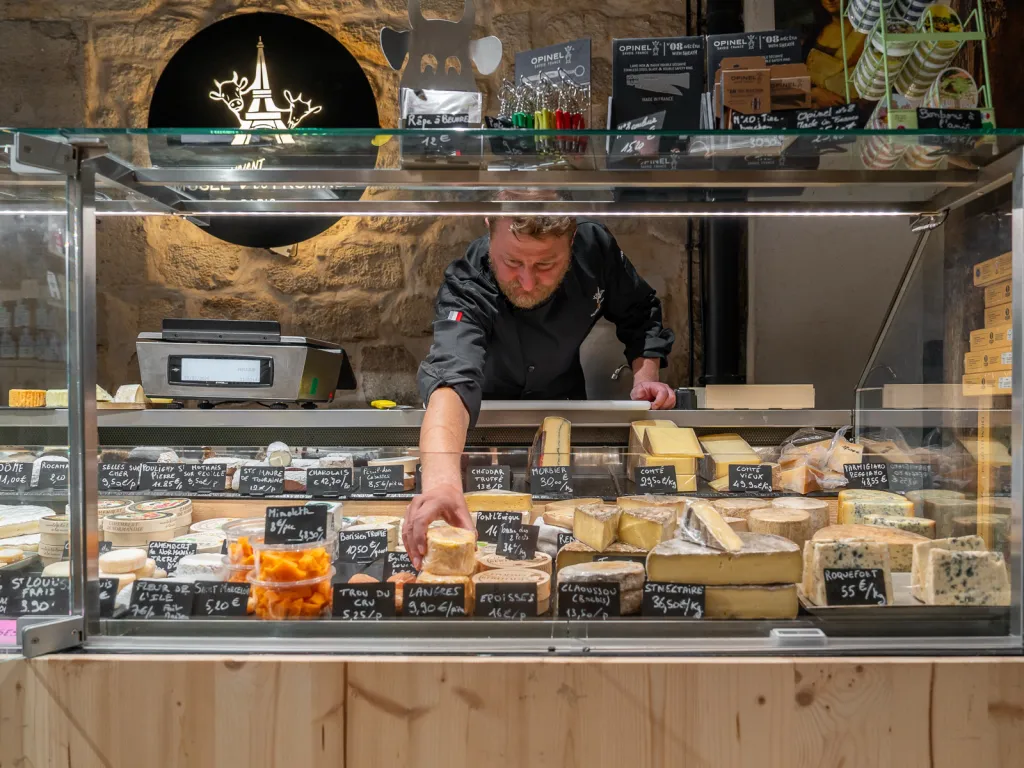La boutique du Musée Vivant du Fromage