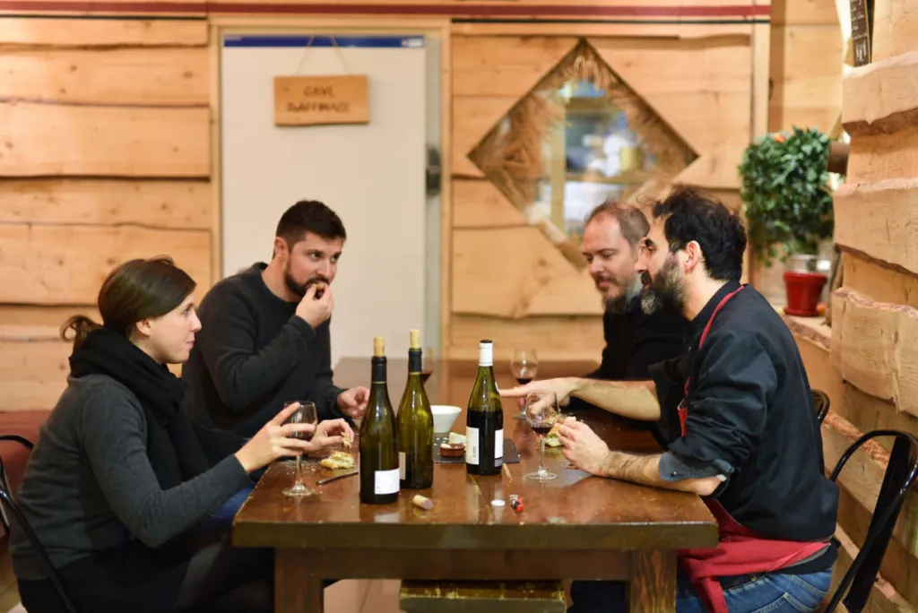 Dégustation de fromages affinés et de vins