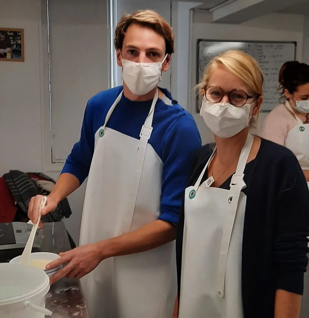 Atelier de fabrication de fromage et de beurre